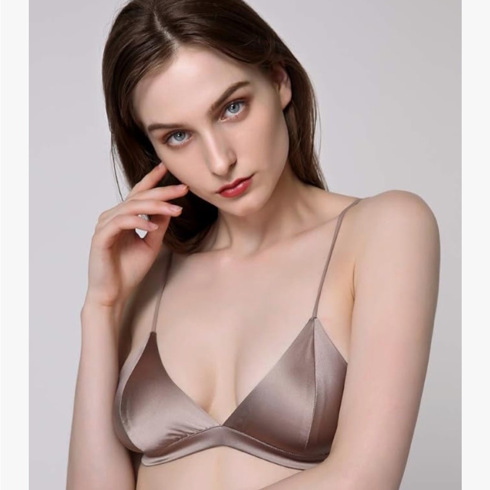 Silk Bra SilRiver Triangle Bralette